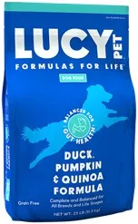 25lb Lucy Pet Duck Pumpkin & Quinoa for Dogs - Food